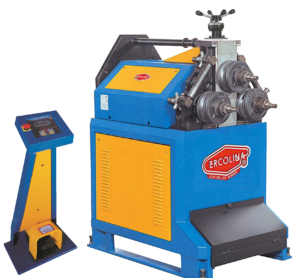 GIĘTARKA TRÓJWALCOWA CE50MR3 Z POSUWEM ROLKI ŚRODKOWEJ<br/><span style="font-size: 12px; color: #808080">Elektryczna giętarka z zakresem pracy do Ø76xx3,5mm</span>