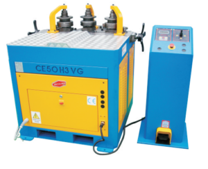 NC GIĘTARKA TRÓJWALCOWA CE60H3VG Z REGULACJĄ POZYCJI 3 WAŁÓW<br/><span style="font-size: 12px; color: #808080">Półautomatyczna giętarka z zakresem pracy do Ø90x4mm</span>