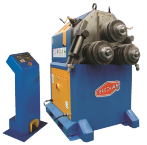 NC GIĘTARKA TRÓJWALCOWA CE70H3 Z POSUWEM ROLKI ŚRODKOWEJ<br/><span style="font-size: 12px; color: #808080">Półautomatyczna giętarka z zakresem pracy do Ø100x4mm</span>