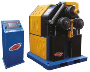 CNC GIĘTARKA TRÓJWALCOWA CE70H3DPCNC3 Z REGULACJĄ POZYCJI 2 WAŁÓW<br/><span style="font-size: 12px; color: #808080"> Automatyczna giętarka z zakresem pracy do Ø100x4mm. </span>