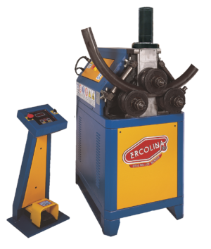 NC GIĘTARKA TRÓJWALCOWA ECO50V1T Z POSUWEM ROLKI ŚRODKOWEJ<br/><span style="font-size: 12px; color: #808080">Elektryczna giętarka z zakresem pracy do Ø76xx3,5mm</span>