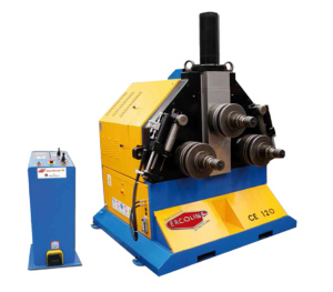 NC GIĘTARKA TRÓJWALCOWA CE120H3-RLI Z POSUWEM ROLKI ŚRODKOWEJ<br/><span style="font-size: 12px; color: #808080">Półautomatyczna giętarka z zakresem pracy do Ø170x7mm</span>